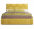 Купить мягкая кровать tiffany 1600 желтая с подъемным механизмом с матрасом promo b cocos. Доставка по Москве и области. | МебельСТОК