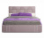 Купить мягкая кровать tiffany 1600 лиловая с ортопедическим основанием с матрасом promo b cocos | МебельСТОК