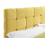 Купить мягкая кровать tiffany 1600 желтая с ортопедическим основанием с матрасом promo b cocos | МебельСТОК