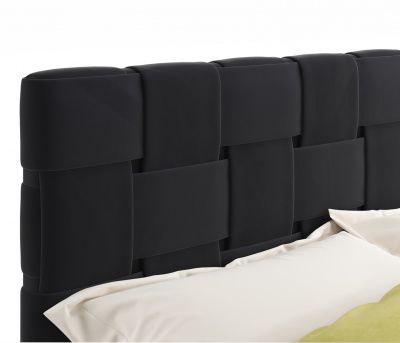 Купить мягкая кровать tiffany 1600 темная с подъемным механизмом с матрасом гост | МебельСТОК