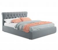 Купить мягкая кровать ameli 1600 серая с подъемным механизмом | МебельСТОК