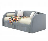 Купить мягкая кровать elda 900 серая с ортопедическим основанием и матрасом promo b cocos | МебельСТОК