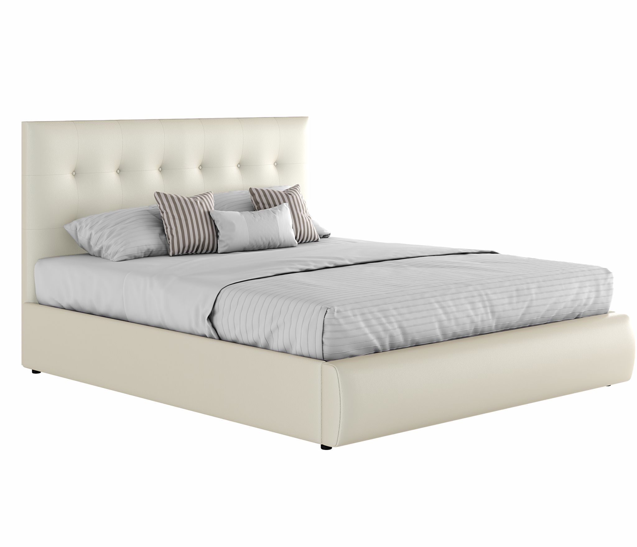 Купить мягкая интерьерная кровать "селеста" 1600 белая с матрасом астра | ZEPPELIN MOBILI