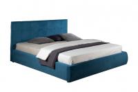 Купить мягкая кровать "selesta" 1800 синяя с ортопед.основанием с матрасом promo b cocos | ZEPPELIN MOBILI