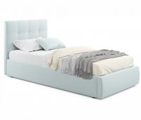 Купить мягкая кровать selesta 900 мята пастель с подъемным механизмом | МебельСТОК