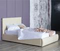 Купить кровати из кожи 120*200 с матрасом и основанием | ZEPPELIN MOBILI