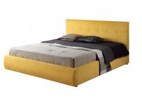 Купить мягкая кровать "selesta" 1800 желтая с ортопед.основанием с матрасом астра | ZEPPELIN MOBILI
