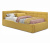 Купить односпальная кровать-тахта bonna 900 желтая с подъемным механизмом и матрасом гост | ZEPPELIN MOBILI