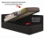 Купить односпальная кровать-тахта bonna 900 с защитным бортиком темная и подъемным механизмом | МебельСТОК