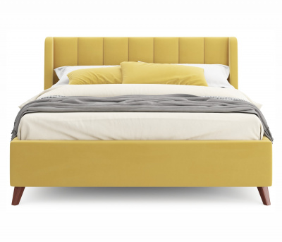 Купить мягкая кровать betsi 1600 желтая с подъемным механизмом и матрасом promo b cocos | ZEPPELIN MOBILI