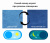 Купить односпальная кровать-тахта colibri 800 синяя с подъемным механизмом и защитным бортиком | ZEPPELIN MOBILI
