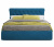 Купить мягкая кровать ameli 1400 синяя с подъемным механизмом | МебельСТОК