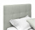 Купить мягкая кровать selesta 900 кожа серый с подъемным механизмом | МебельСТОК