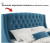 Купить мягкая кровать "stefani" 1600 синяя с подъемным механизмом с орт.матрасом promo b cocos | ZEPPELIN MOBILI
