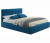 Купить мягкая кровать "selesta" 1600 синяя с ортопед.основанием с матрасом астра | ZEPPELIN MOBILI