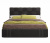 Купить мягкая кровать tiffany 1600 шоколад с подъемным механизмом | МебельСТОК