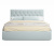 Купить мягкая кровать verona 1800 мята пастель с ортопедическим основанием | МебельСТОК