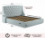 Купить мягкая кровать "stefani" 1800 мята пастель с подъемным механизмом с орт.матрасом promo b cocos | МебельСТОК