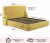 Купить мягкая кровать "stefani" 1600 желтая с ортопед. основанием с матрасом promo b cocos | ZEPPELIN MOBILI