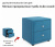 Купить односпальная кровать-тахта bonna 900 синяя с подъемным механизмом и матрасом promo b cocos | ZEPPELIN MOBILI