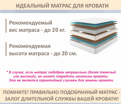Купить мягкая кровать-тахта aura 900 маренго с подъемным механизмом | МебельСТОК