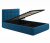 Купить мягкая кровать selesta 1200 синяя с подъем.механизмом с матрасом астра | ZEPPELIN MOBILI