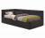 Купить односпальная кровать-тахта bonna 900 темная ортопед.основание с матрасом астра | ZEPPELIN MOBILI