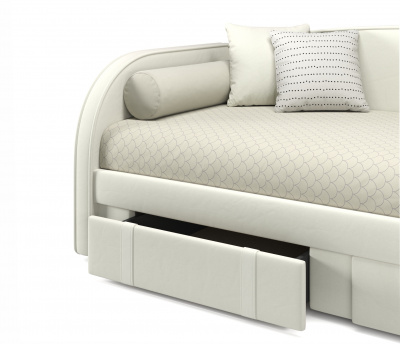 Купить мягкая кровать elda 900 беж с ортопедическим основанием и матрасом астра | МебельСТОК