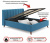 Купить мягкая кровать betsi 1600 синяя с подъемным механизмом | ZEPPELIN MOBILI