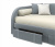 Купить мягкая кровать elda 900 серая с ортопедическим основанием и матрасом promo b cocos | МебельСТОК