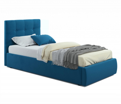 Купить мягкая кровать selesta 900 синяя с подъем.механизмом с матрасом астра | ZEPPELIN MOBILI