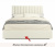 Купить мягкая кровать olivia 1400 беж с подъемным механизмом | МебельСТОК