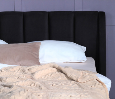 Купить мягкая кровать betsi 1600 темная с подъемным механизмом и матрасом гост | ZEPPELIN MOBILI