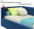 Купить односпальная кровать-тахта bonna 900 синяя с подъемным механизмом | ZEPPELIN MOBILI